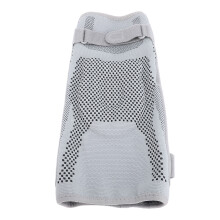 (L) Nylon Kniebrace Silicone Kussen Grijs