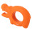 (Orange 60LB) Handkrafttrainer-Griff-Ring-Silikon-Drücker-40LB-Grün 5