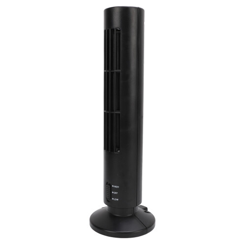 Smart Standventilator Schwarz Leise 2 Geschwindigkeiten 2