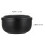 1Pc Black Stainless Steel Shaving Soap Bowl Large Capacity Foaming 2