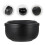 1Pc Black Stainless Steel Shaving Soap Bowl Large Capacity Foaming 5