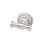 Gatco Gatco 5415 Lizzie Robe Hook Brushed Nickel 1