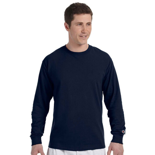 Champion Champion Lang?rmet T-shirt uden tag til m?nd Medium - Navy