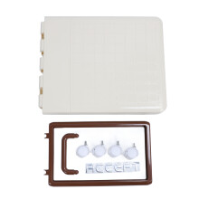 (Beige) Faltbarer Yogamatte-Korb mit Rädern Beige