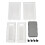 Yoga Mat Storage Rack with Wheels Gray 1