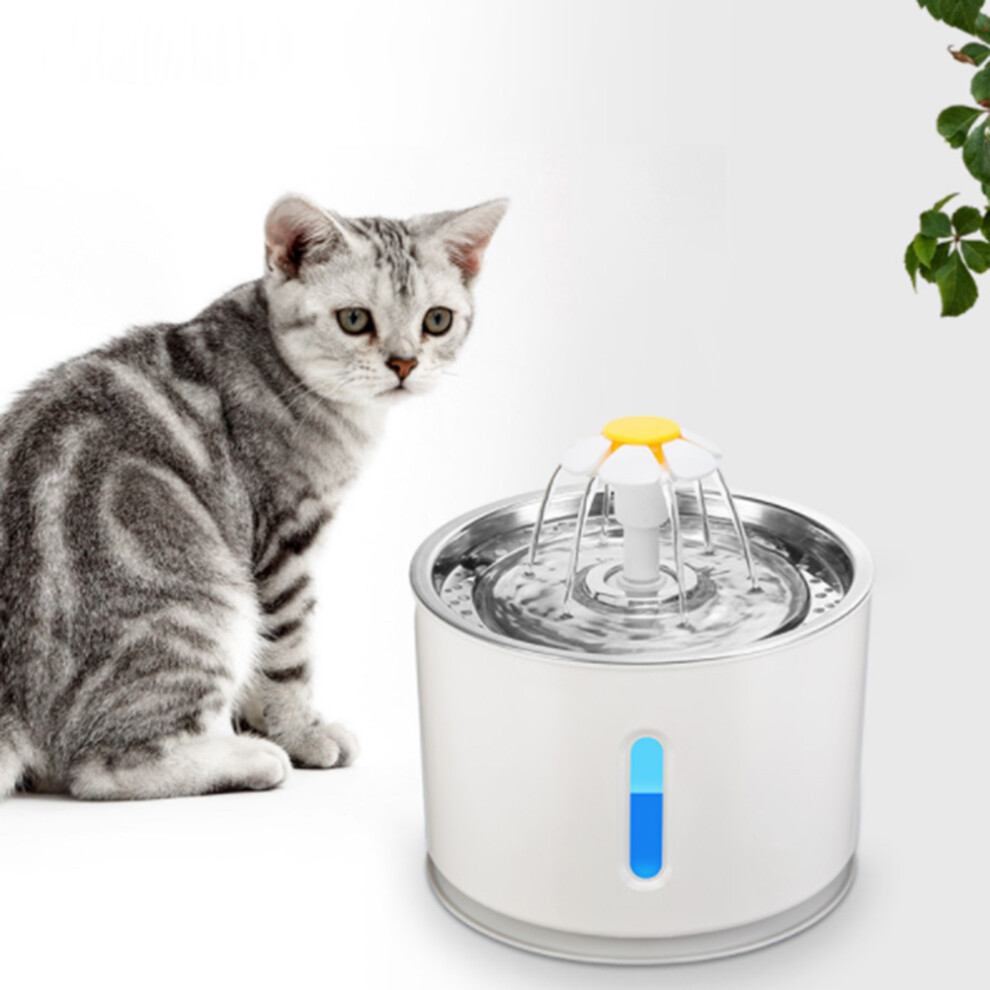 Pet Cat Water Fountain Stainless Steel Auto Power Off Pump, Durable Dispenser-image-OPC-PMHHB2Q-NEW