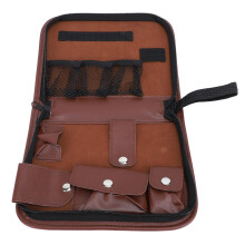 (Brown) PU-Leder Organizer-Tasche für Ballzubehör Braun