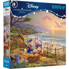 Ceaco - Thomas Kinkade - Disney - Donald & Daisy A Ducky Afternoon - Legpuzzel van 1000 stukjes