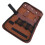 (Brown) Brown PU Leather Ball Accessory Organizer Case 3