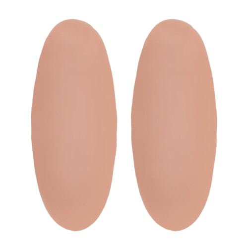 (Skin Color S Size) Inserti Polpacci Silicone Autoadesivi Colore Pelle L