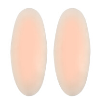 (White Skin Color S Size) Silicone Calf Pads Self Adhesive Calf Corrector Skin Color L Size