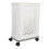 Yoga Mat Storage Rack with Wheels Gray 5