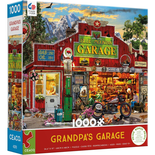 Ceaco - Il Garage del Nonno - Puzzle da 1000 pezzi 2