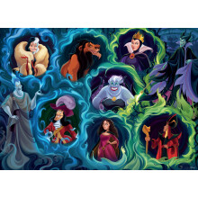 Ceaco - Disney - Schurken - Legpuzzel van 1000 stukjes voor volwassenen - Uitdagende puzzel Perfect voor game-avonden - Afgewerkt formaat is 26,5 x 1