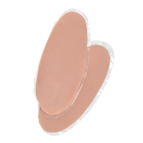 (Skin Color S Size) Inserti Polpacci Silicone Autoadesivi Colore Pelle L 1