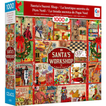 Ceaco - De geheime winkel van de Kerstman - Legpuzzel van 1000 stukjes