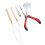 Micro-Ring-Set: Holzgriff, Nadel, Abstandshalter, Schablone 3