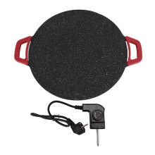 (EU Plug 220V) 36cm Antihaft-Koreanisch BBQ-Grillpfanne 110V US-Stecker
