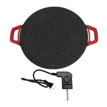 (US Plug 110V) 36cm Antihaft-Koreanisch BBQ-Grillpfanne 110V US-Stecker
