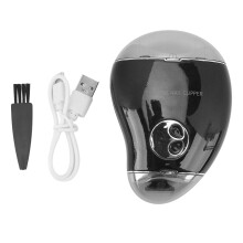 (Black) Elektrischer Nageltrimmer 3-Gang wiederaufladbar 2-in-1
