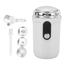 (White) 2-in-1 Elektrische Manicure & Pedicure Grinder 3 Versnellingen Zwart