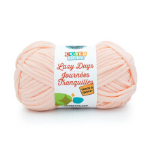 Lion Brand Yarn Cover Story Lazy Days Dikke & Snelle, Kleedgaren, Lichtroze, 1 Pack