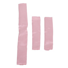3pcs Red Satin Breathable Face Cushion Cover