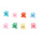 100pcs Mini Butterfly Hair Clips Kids 4