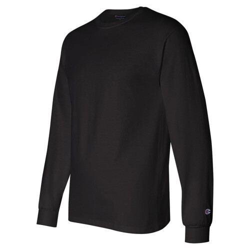 Champion Champion Lang?rmet T-shirt uden tag til m?nd Large - Sort 1