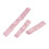 3pcs Red Satin Breathable Face Cushion Cover 2
