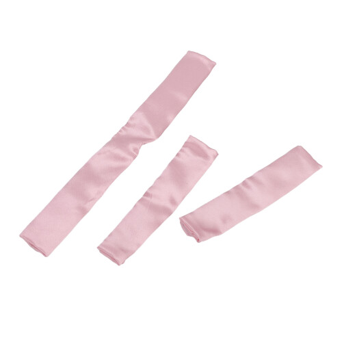 3pcs Red Satin Breathable Face Cushion Cover 1
