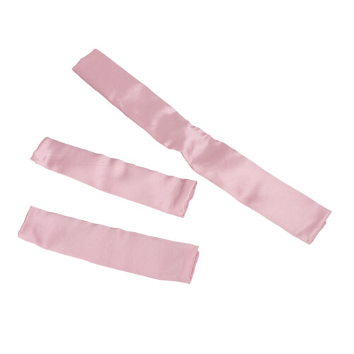 3pcs Red Satin Breathable Face Cushion Cover 2