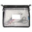 Borsa con zip espandibile Advantus, 13 x 9,25, Nero/Trasparente 4