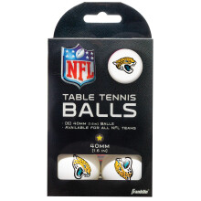 Franklin Sports Jacksonville Jaguars Table Tennis Balls - NFL Team Table Tennis Balls - Official Team Logos and Colors - Fun NFL Game Room Accessories