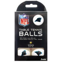 Franklin Sports Carolina Panthers Table Tennis Balls - NFL Team Table Tennis Balls - Official Team Logos and Colors - Fun NFL Game Room Accessories