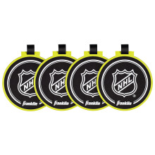 Franklin Sports Objetivos para Hockey - NHL - 4 Objetivos Knock Out con Accesorios para Portería