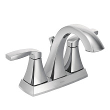 Moen Voss Chrome Robinet de salle de bain central deux poignes arc lev 6901