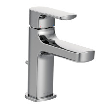 Moen Rizon Robinet de salle de bain moderne une poigne chrom avec ensemble de vidange 6900