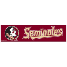 WinCraft NCAA Florida State University WCR13264024 bumperstrip 3"" x 12""""