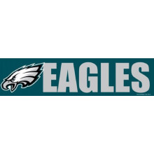 WinCraft NFL Philadelphia Eagles WCR13384113 bumperstrip 3"" x 12""""