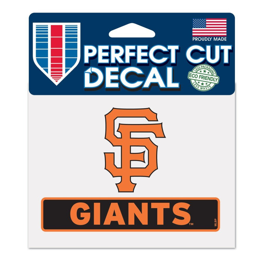 Wincraft Mlb San Francisco Giants Wcr18107014 Perfect Cut Color Decal 4.5"""" X 5.75"""" 032085181077