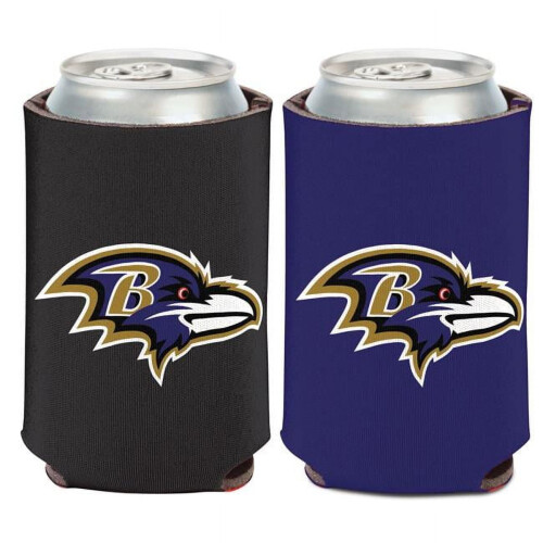WinCraft Baltimore Ravens Logo Can Cooler 12 once.