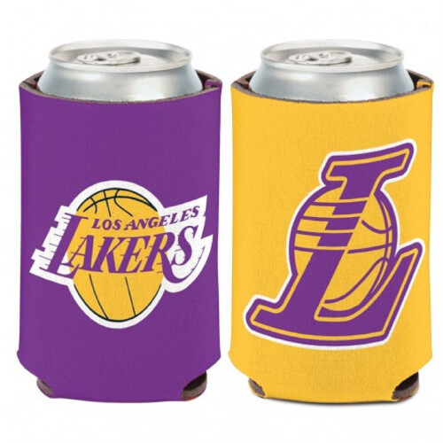 Los Angeles Lakers TWO COLOR Can Cooler 12 oz.