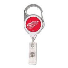 NHL Detroit Red Wings - Soporte retrαctil para insignias, color del equipo, talla ϊnica