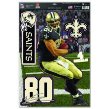 Wincraft NFL New Orleans Saints Jimmy Graham Feuille d'autocollants multi-usages 11"""" x 17"""" Couleur de l'quipe