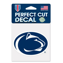 NCAA Penn State University 77233011 Perfect Cut Kleur Decal, 4" x 4", Zwart