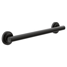 Moen Badrumsskerhet 18-tums rostfritt stl Modern duschhandtag fr handikappade eller ldre YG0718BL Mattsvart