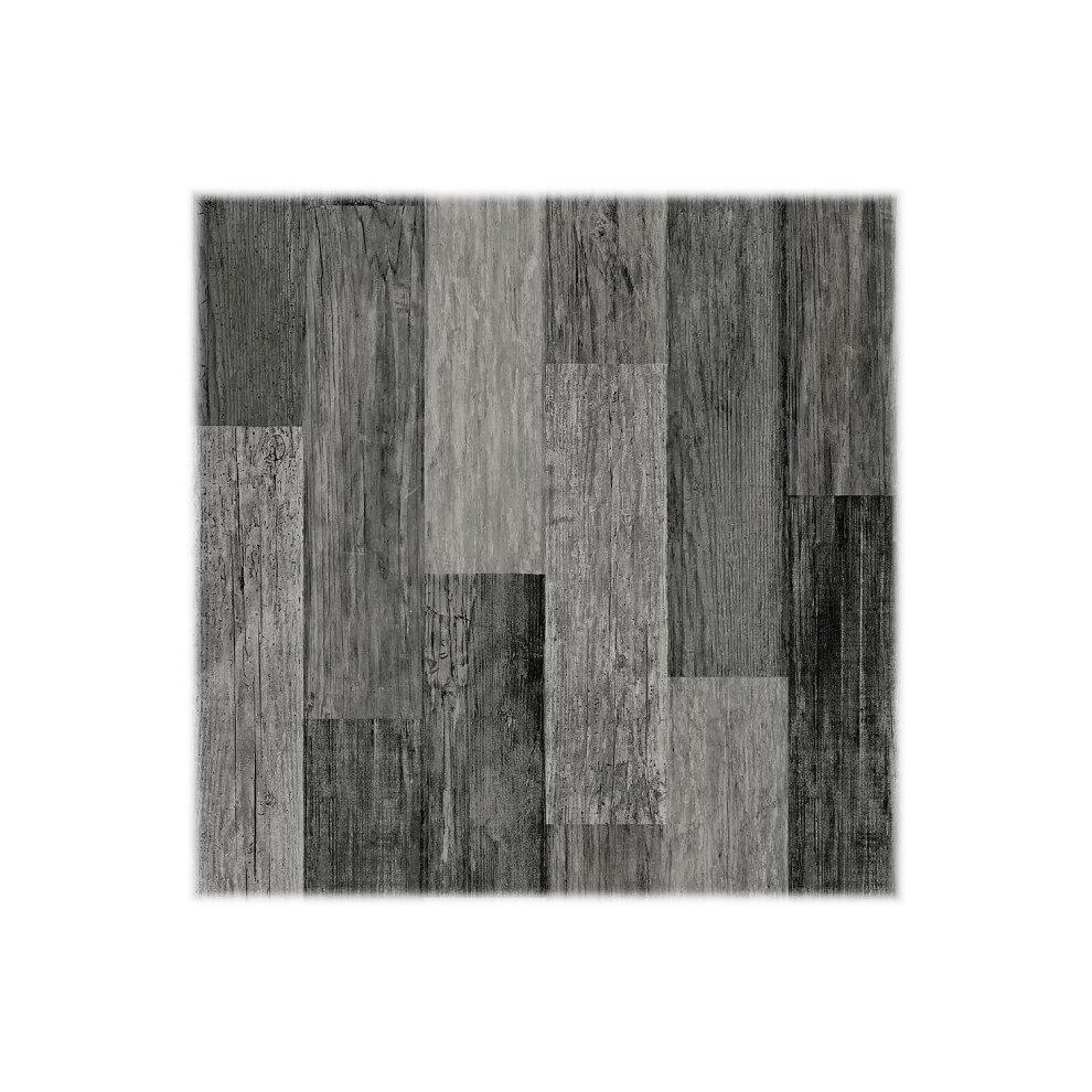 Roommates Rmk11210wp Black Weathered Wood Plank Peel And Stick Wallpaper Black 034878945132