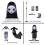 Muñeca de Moda Reina Glitch Crowne de Rainbow High Shadow High - Purple con Accesorios 5