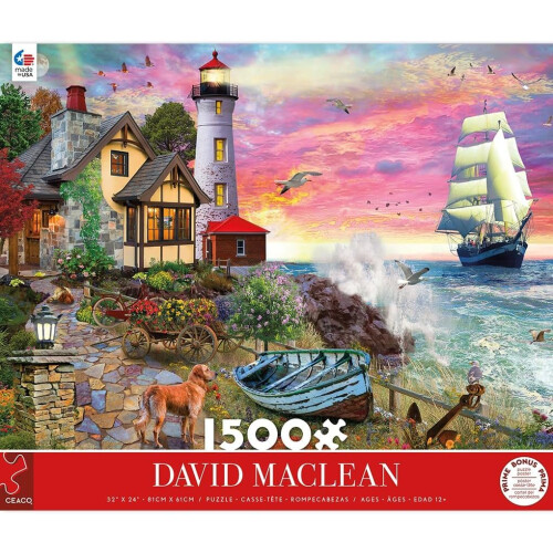 Ceaco - David Maclean - Ondas Quebrando - Quebra-Cabeça de 1500 Peças 1